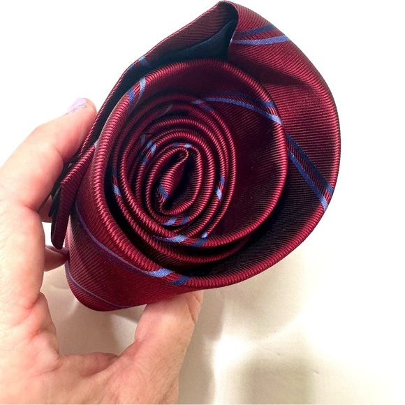 Mens Tie Brooks Brothers Stain Resistant Silk Necktie Woven Italy Made USA - Picture 5 of 8